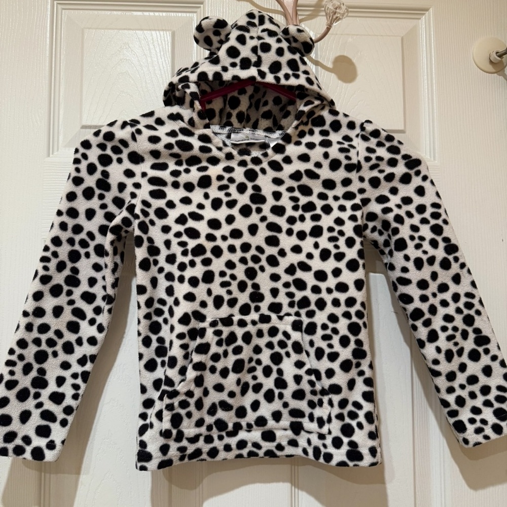 Jumping Beans Black and White Polka Dot Hoodie